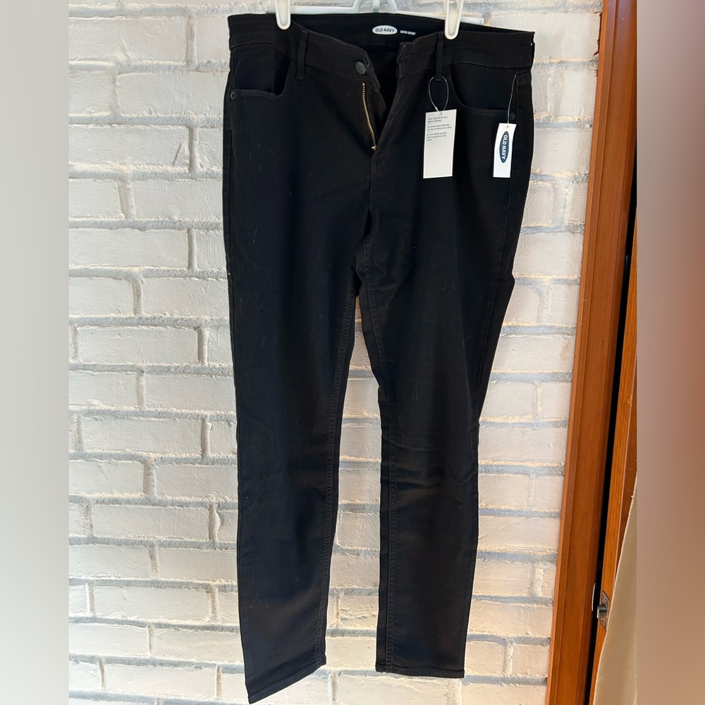 Old Navy super skinny black denim